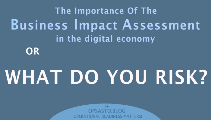 Opsasto - Operational Readiness Matters! - Dimitri Geelen